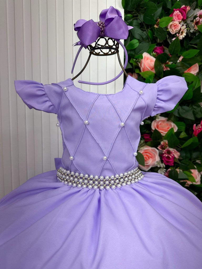 Vestido Ysa Kids Ariane Longo Lavanda (VESTYSKDSARNLNGRX)