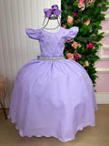 Vestido Ysa Kids Ariane Longo Lilás (VESTYSAKIDARILOLIL)