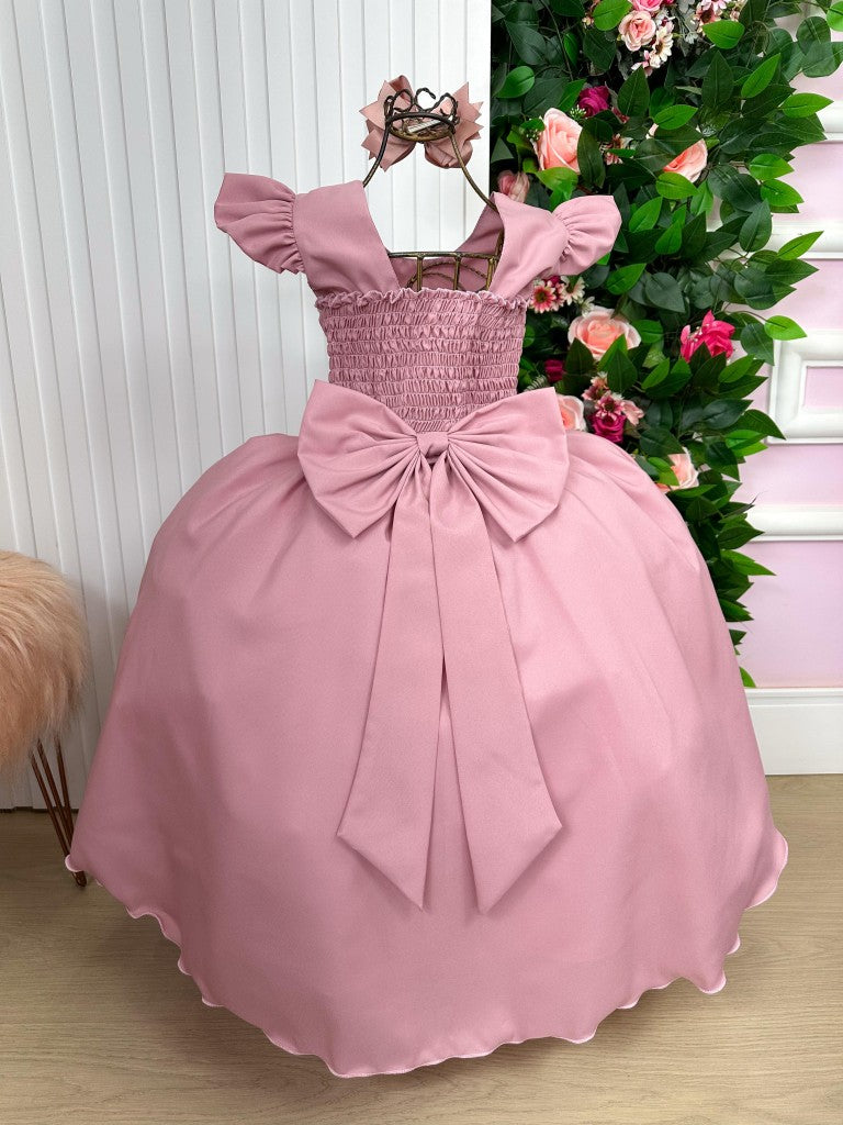 Vestido Ysa Kids Ariane Longo Rosê (VESYSAKIDSARLR)