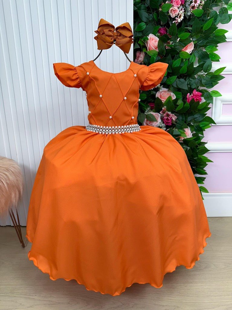 Vestido Ysa Kids Ariane Longo Terracota (VESTYSAKIDARILONTERRA)