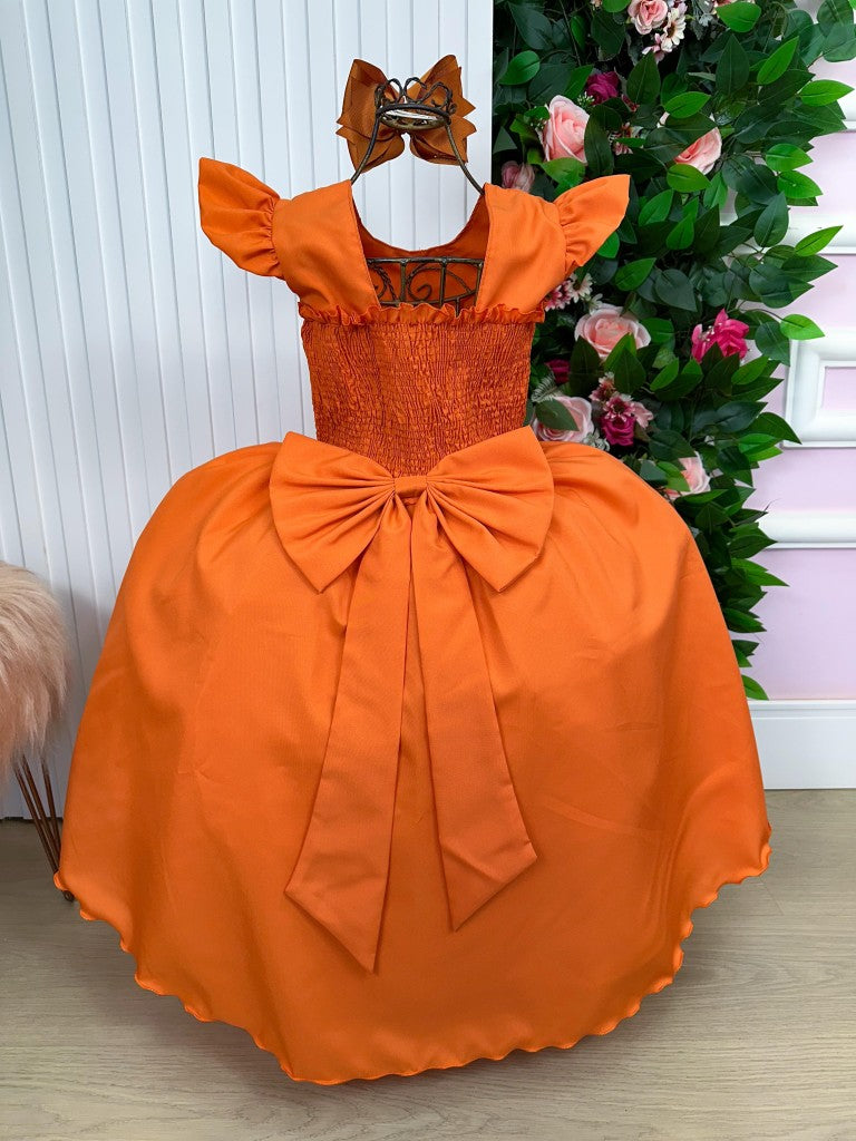 Vestido Ysa Kids Ariane Longo Terracota (VESTYSAKIDARILONTERRA)
