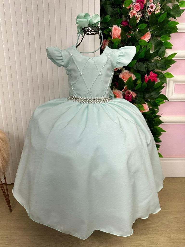 Vestido Ysa Kids Ariane Longo Verde Porto Fino (VESTYSKDSARNLNGVRD)