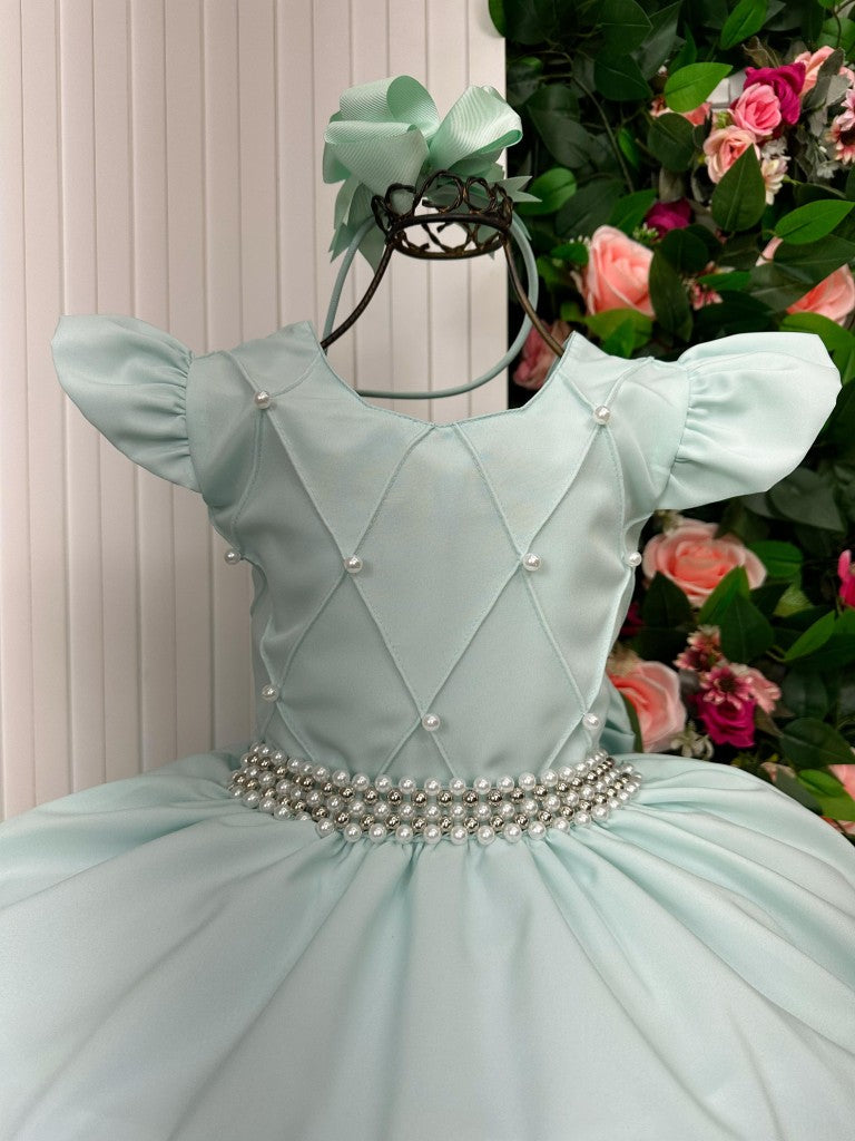 Vestido Ysa Kids Ariane Longo Verde Porto Fino (VESTYSKDSARNLNGVRD)