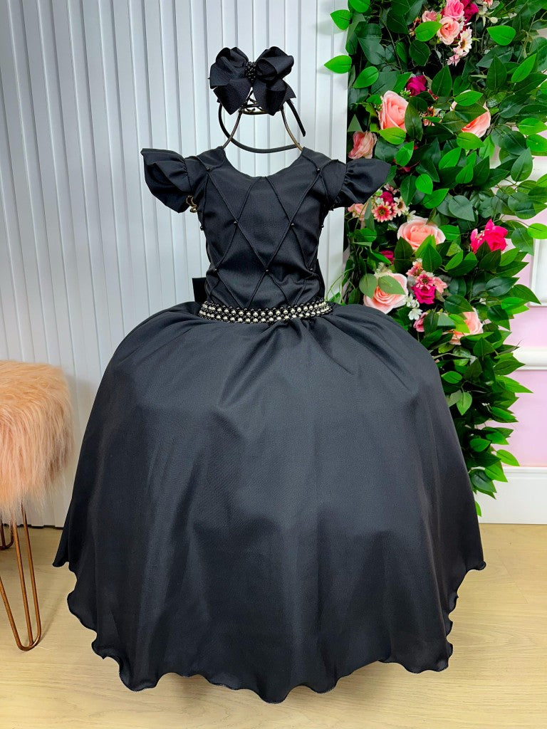 Vestido Ysa Kids Ariane Longo Preto (VESTYSAKIDARILOPR)