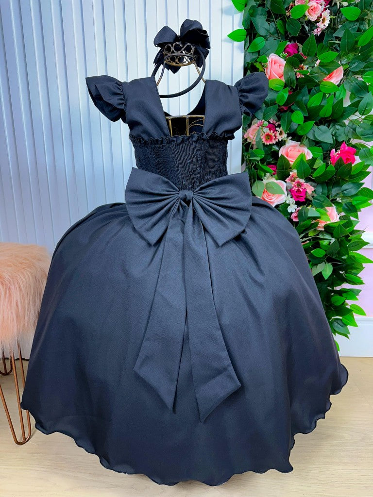 Vestido Ysa Kids Ariane Longo Preto (VESTYSAKIDARILOPR)