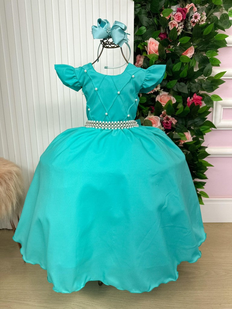 Vestido Ysa Kids Ariane Longo Verde Tifanny (VESTYSKDARLVRDTFNY)