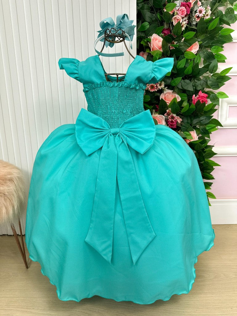 Vestido Ysa Kids Ariane Longo Verde Tifanny (VESTYSKDARLVRDTFNY)