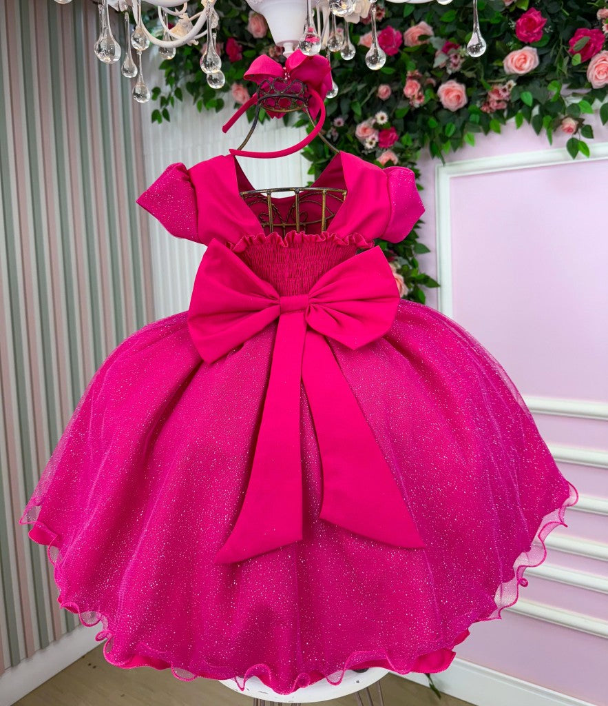 Vestido Tematicos Ysa Kids Lilo Stitch Pink Modelo 4 (VESTYSKLLSTPNKMDL4)