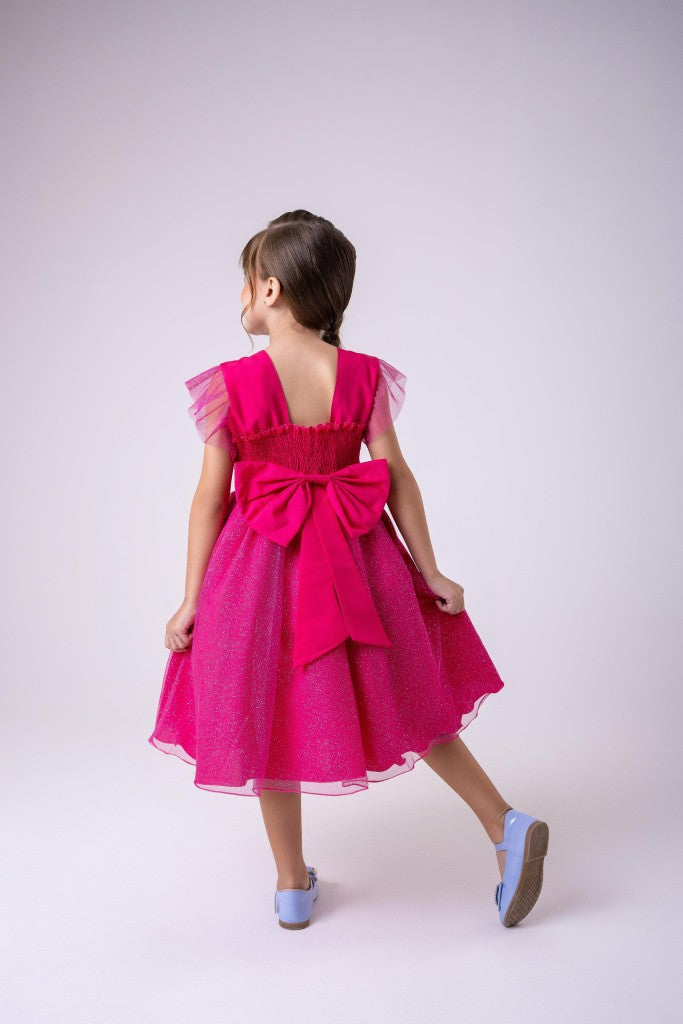 Vestido Tematicos Ysa Kids Lilo Stitch Pink Modelo 3 (VESTTMTCYSKDLOSTIMDL)