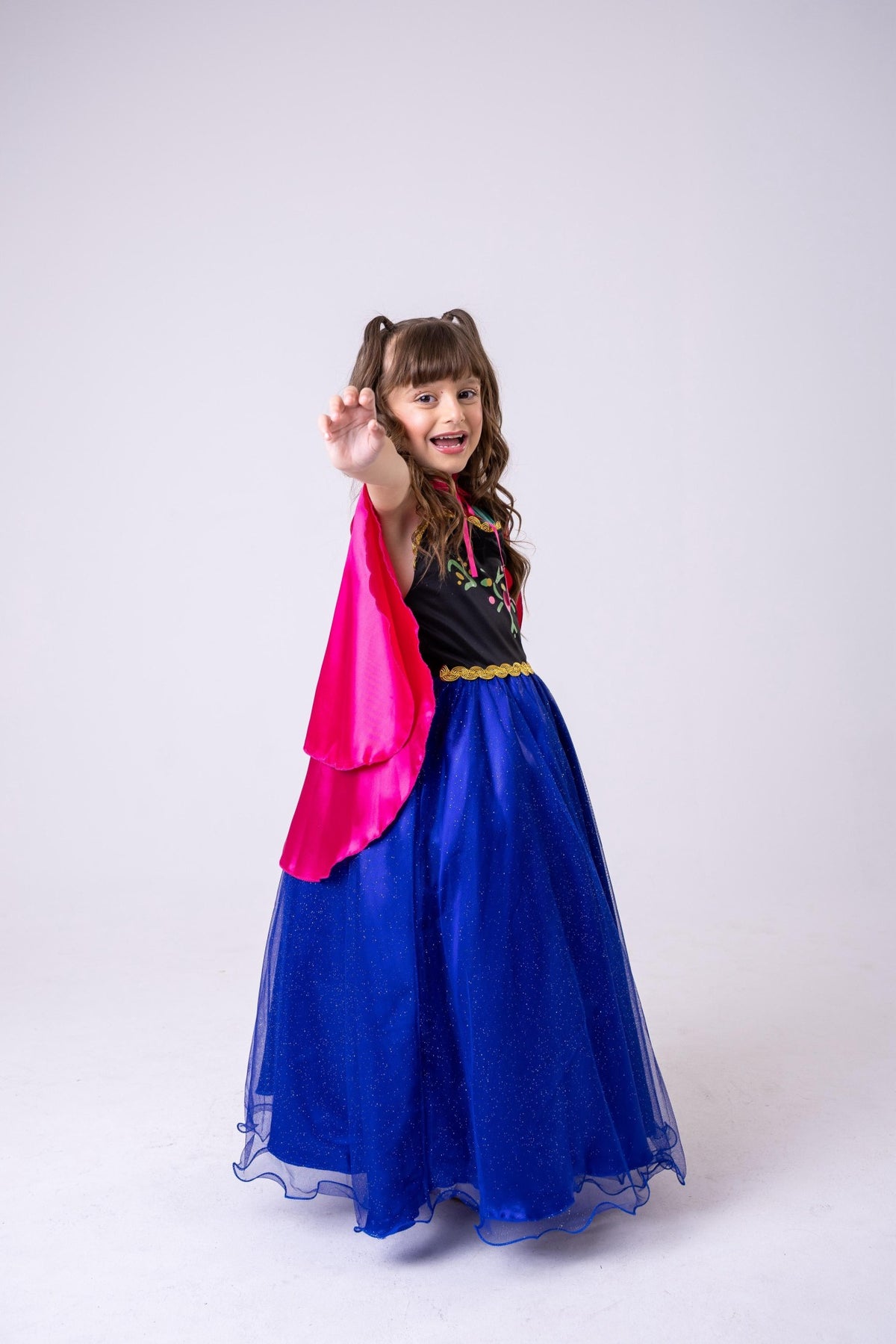 Fantasia Princesa Belli Longa Princesa Gelo + Capa Pink (FANTPRNBLLANAFR)