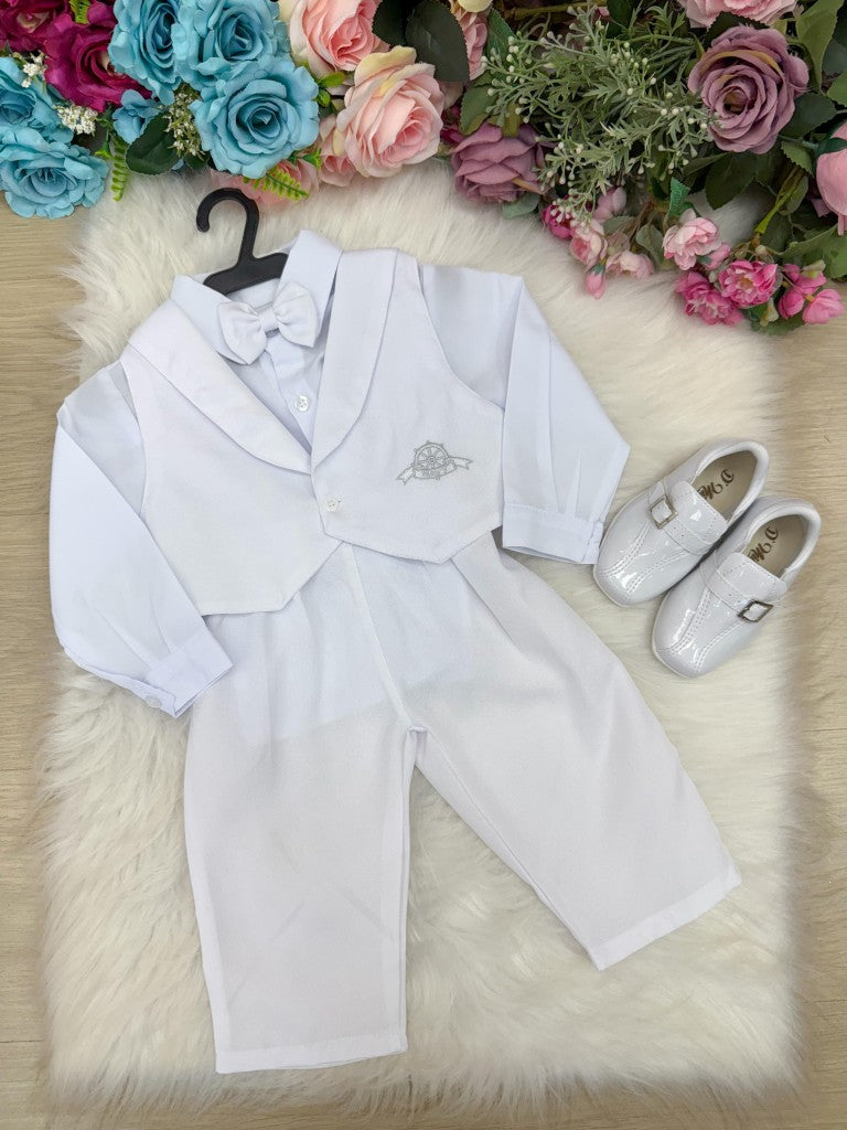 Conjunto Social Miss Cherry Felipe Calça Branco (VESTCONJMSCHRFELPCBRN)