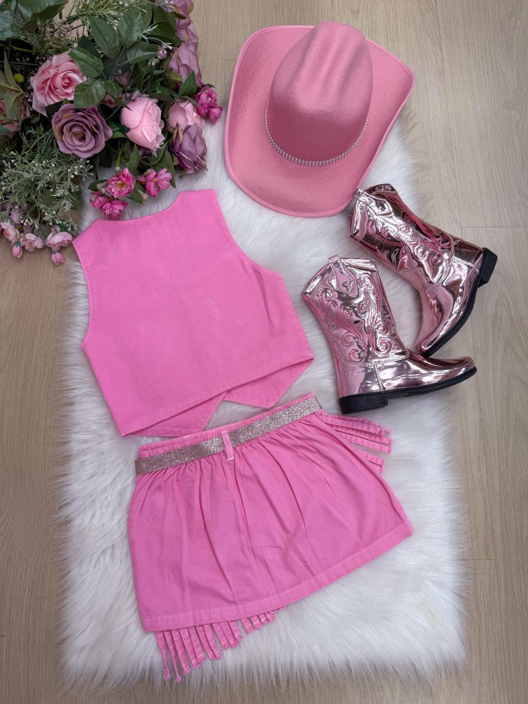 Conjunto Blogueirinha Boiadeira Maraisa Rosa (CUNJBLOGBOADRMRSRS)