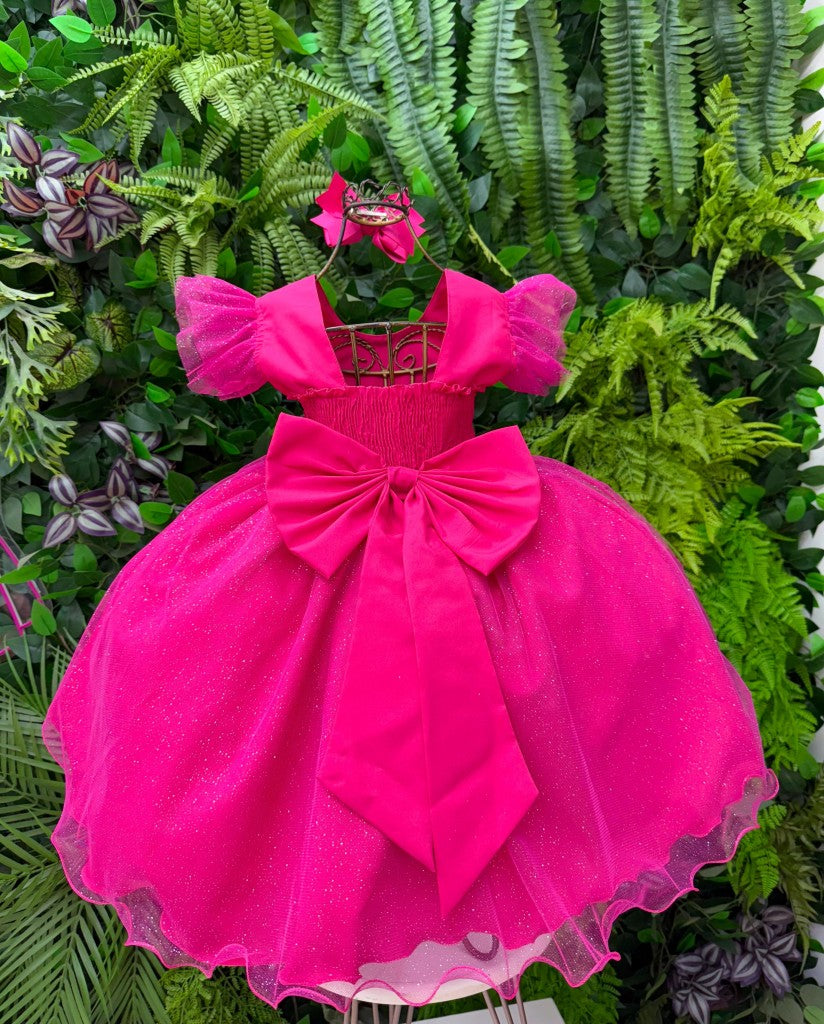 Vestido Tematicos Ysa Kids Lilo Stitch Pink com Led (VESTTMTCYSKDSLLSTTPNKCLD)