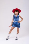 Conjunto Blogueirinha Boiadeira Maraisa Jeans (CONJBLORAMRISJENS)