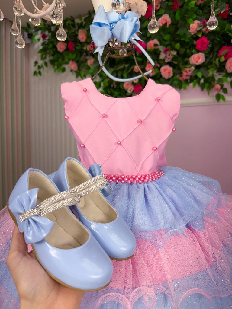 Vestido Ysa Kids Lauren Rosa - Colorido - Candy (VESTYSKLRRS)
