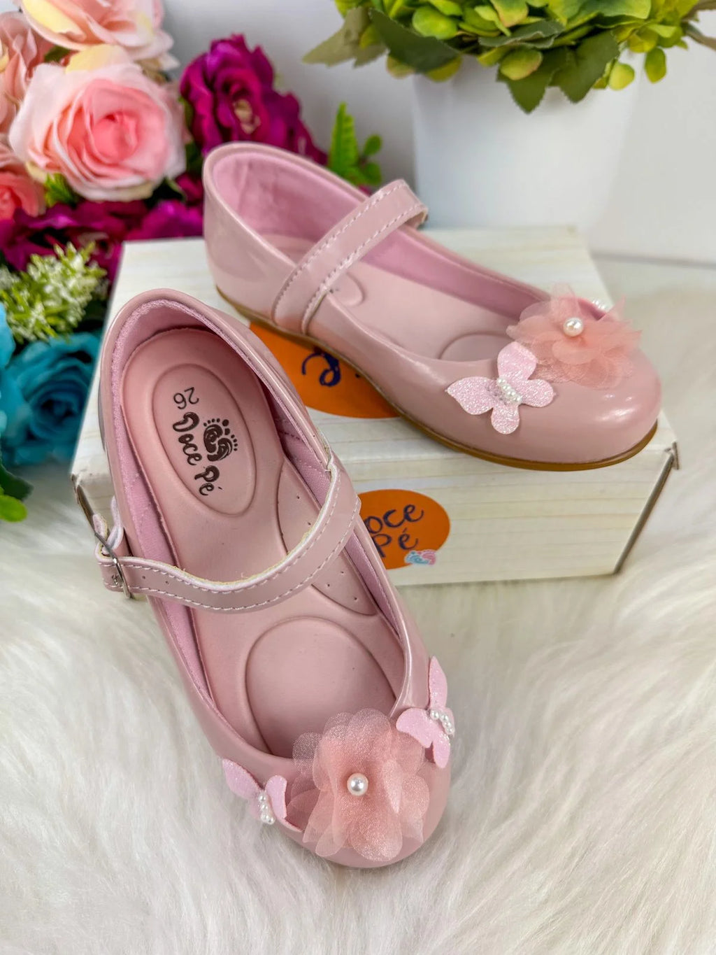 Sapatilha Doce Pe Jardim Encantado Nude - Rose (SPTDCPJRDENCTND)