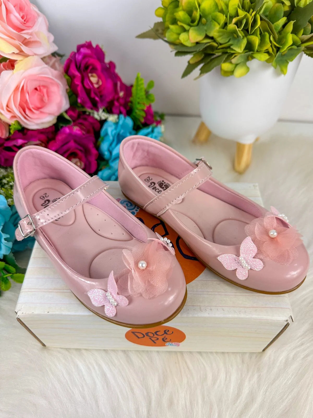 Sapatilha Doce Pe Jardim Encantado Nude - Rose (SPTDCPJRDENCTND)