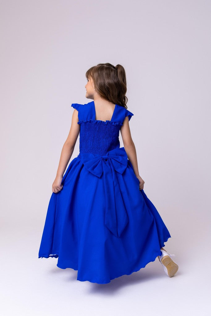 Vestido Ysa Kids Ariane Longo Azul Royal (VESTYSAKIDARILONAZROY)