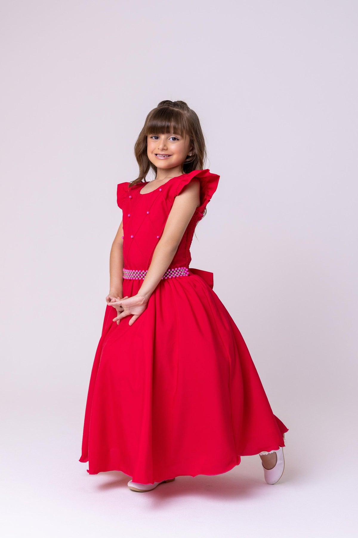 Vestido Ysa Kids Ariane Longo Pink (VESYSAKIDARILOPINK)