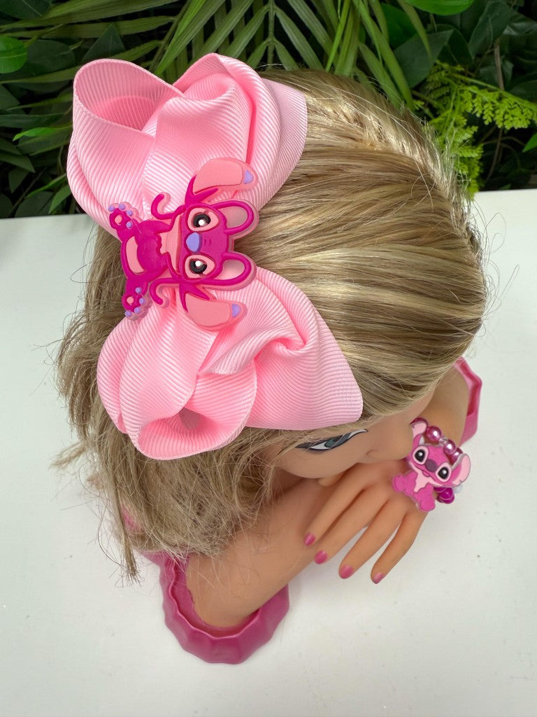Laço Belli Tematico Angel + Pulseira Rosa (LCOBLLTMTCSTCRS)