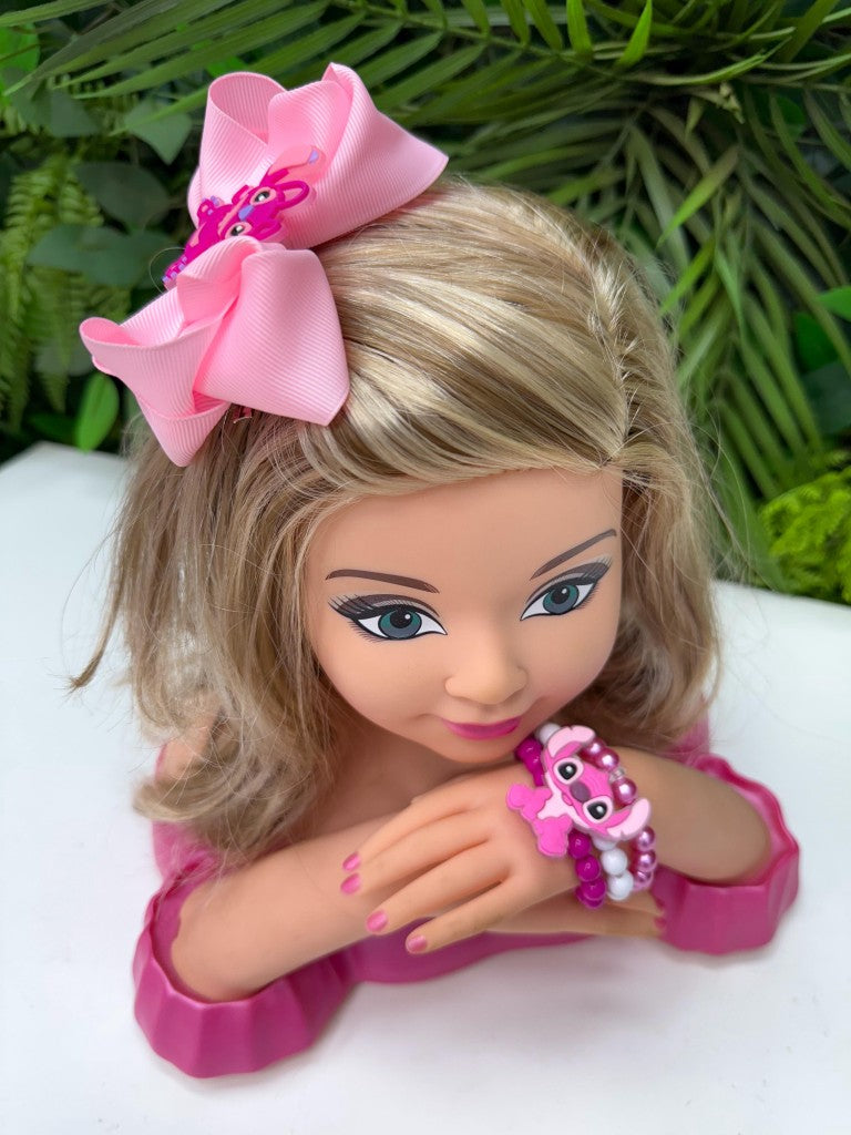 Laço Belli Tematico Angel + Pulseira Rosa (LCOBLLTMTCSTCRS)