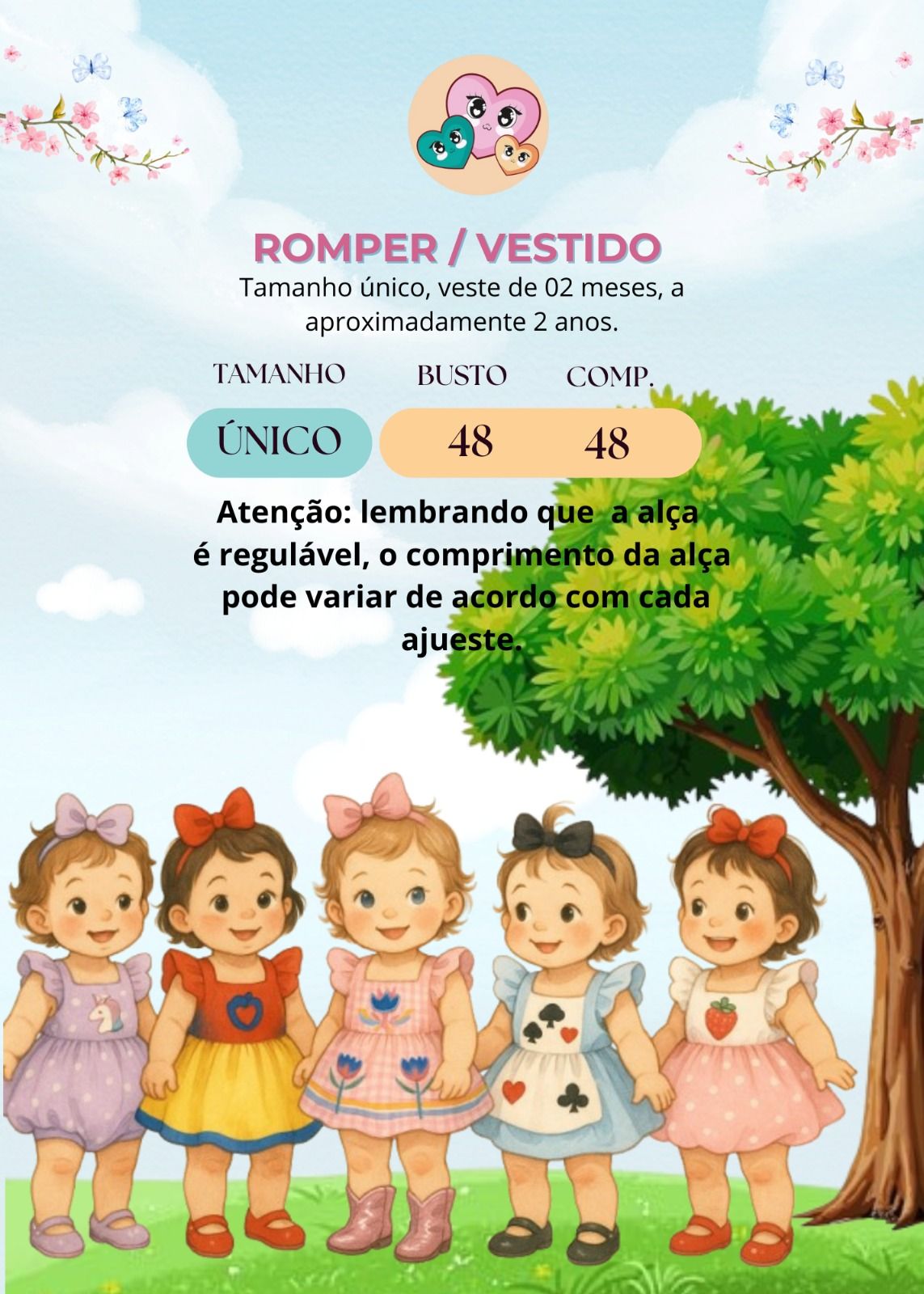 Romper/Vestido Princesa Belli Alice no Pais das Maravilhas (RMPPRBACMR)