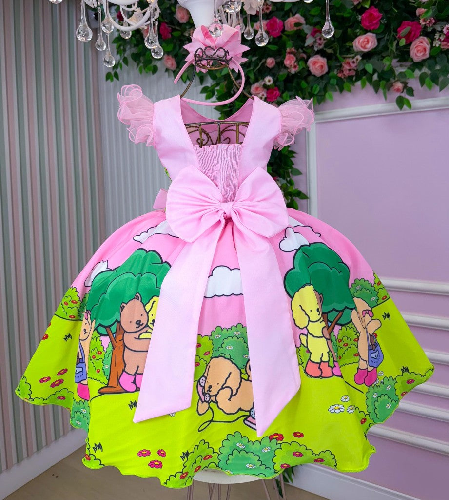 Vestido Temáticos Infantil Luxo Bobbie Goods