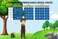 Conjunto Meninos Kanga Social Preto Colete (CJTMSCKNGBLPTO)