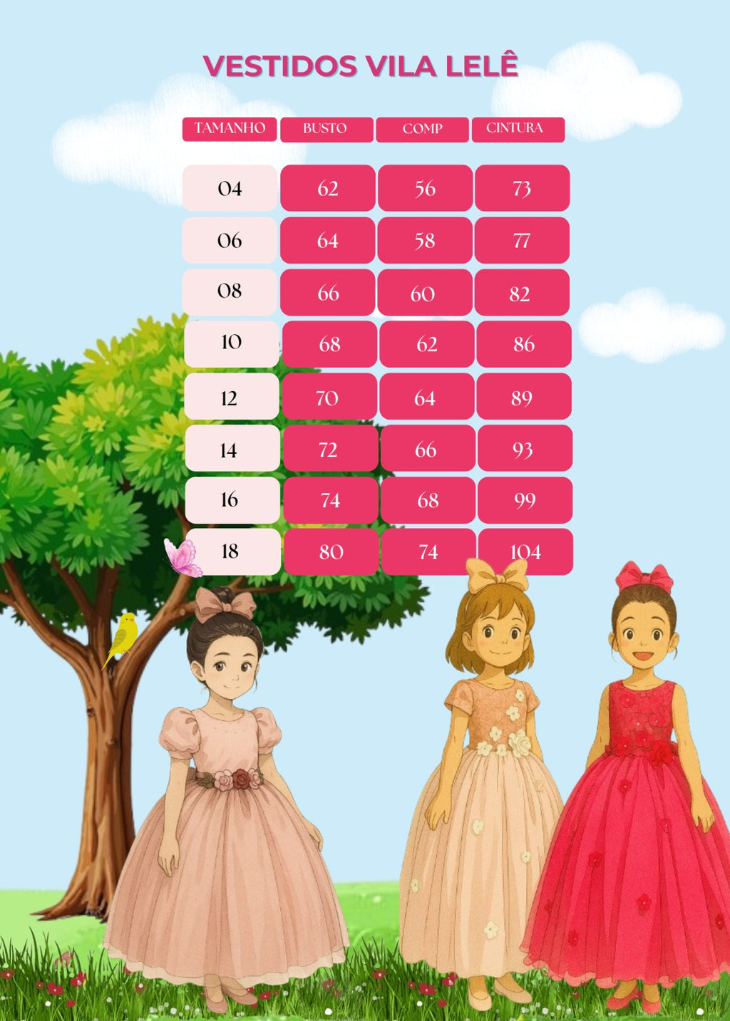 Vestido Infantil Jardim Encantado Flores Pêssego