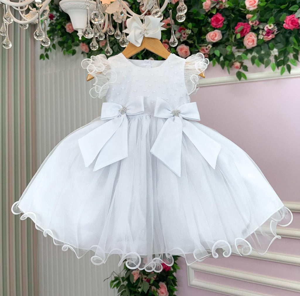 Vestido Marie Bebe Mia Branco (VESTMBBMBRNC)