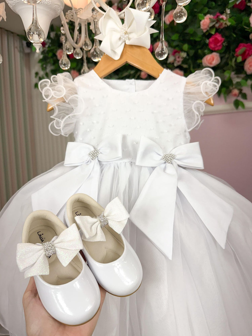 Vestido Marie Bebe Mia Branco (VESTMBBMBRNC)