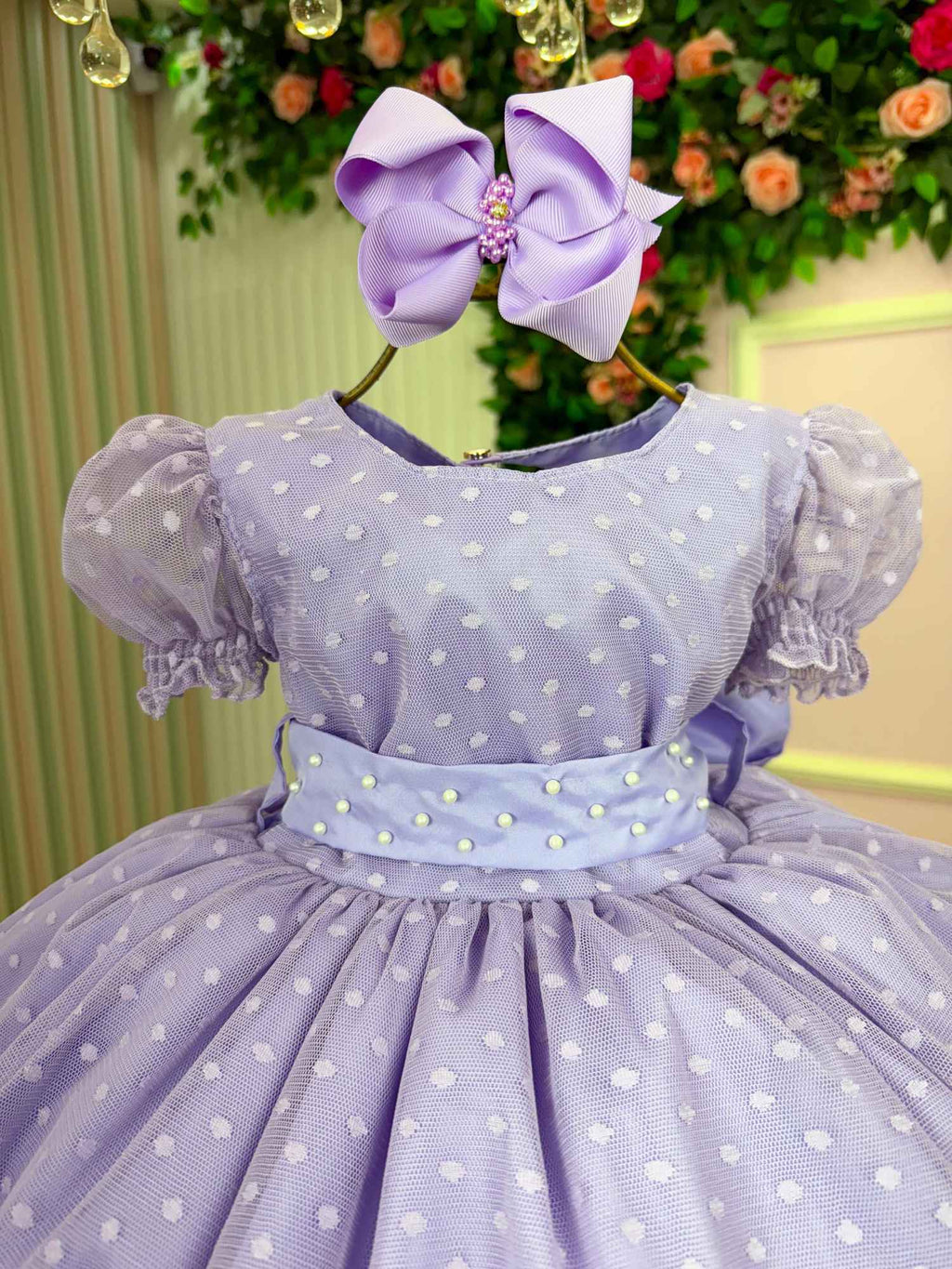 Vestido Marie Lilás Bolinhas (VESTMRIELISBLNHSS)