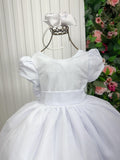 Vestido Vila Lele Longo Selena Branco (VESTSNLALNGBRNC)