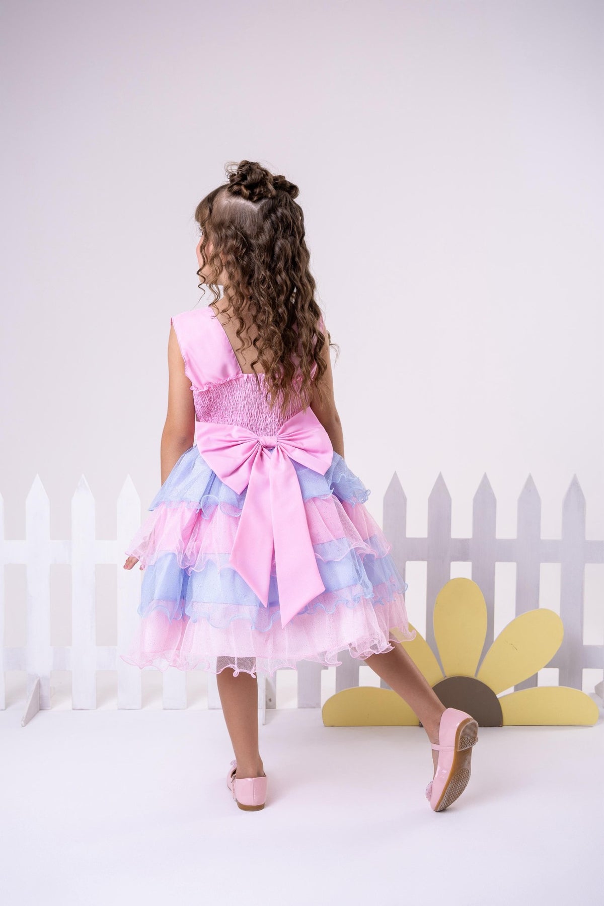 Vestido Ysa Kids Lauren Rosa - Colorido - Candy (VESTYSKLRRS)