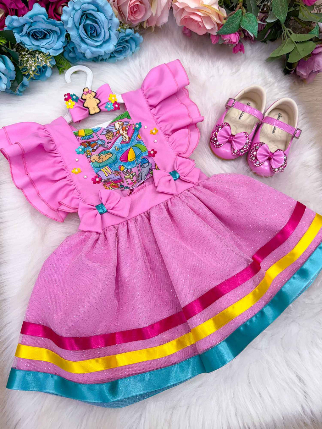 Romper/Vestido Princesa Belli Tematico Bobbie Goods (RMPPRNBLLTMBBGD)