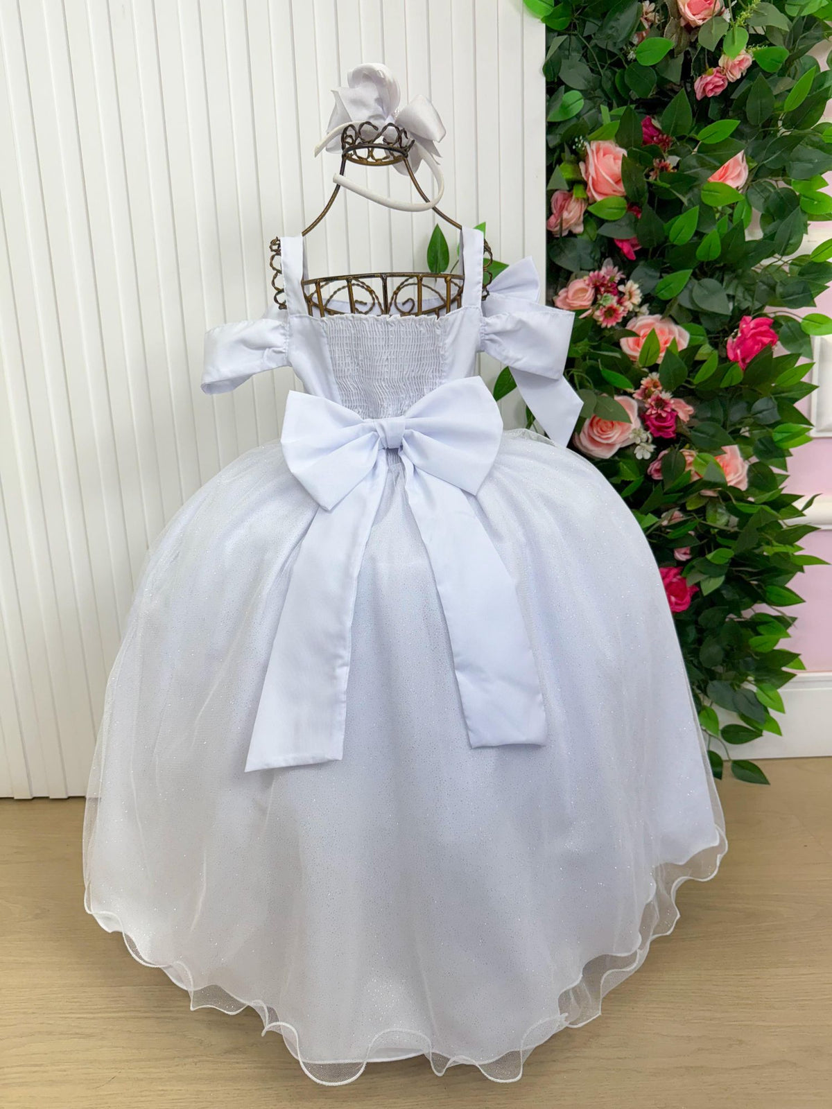 Vestido Banana Club Longo Doce Elegancia Branco (VESTBNNCLBDCLNGELGNBRNC)