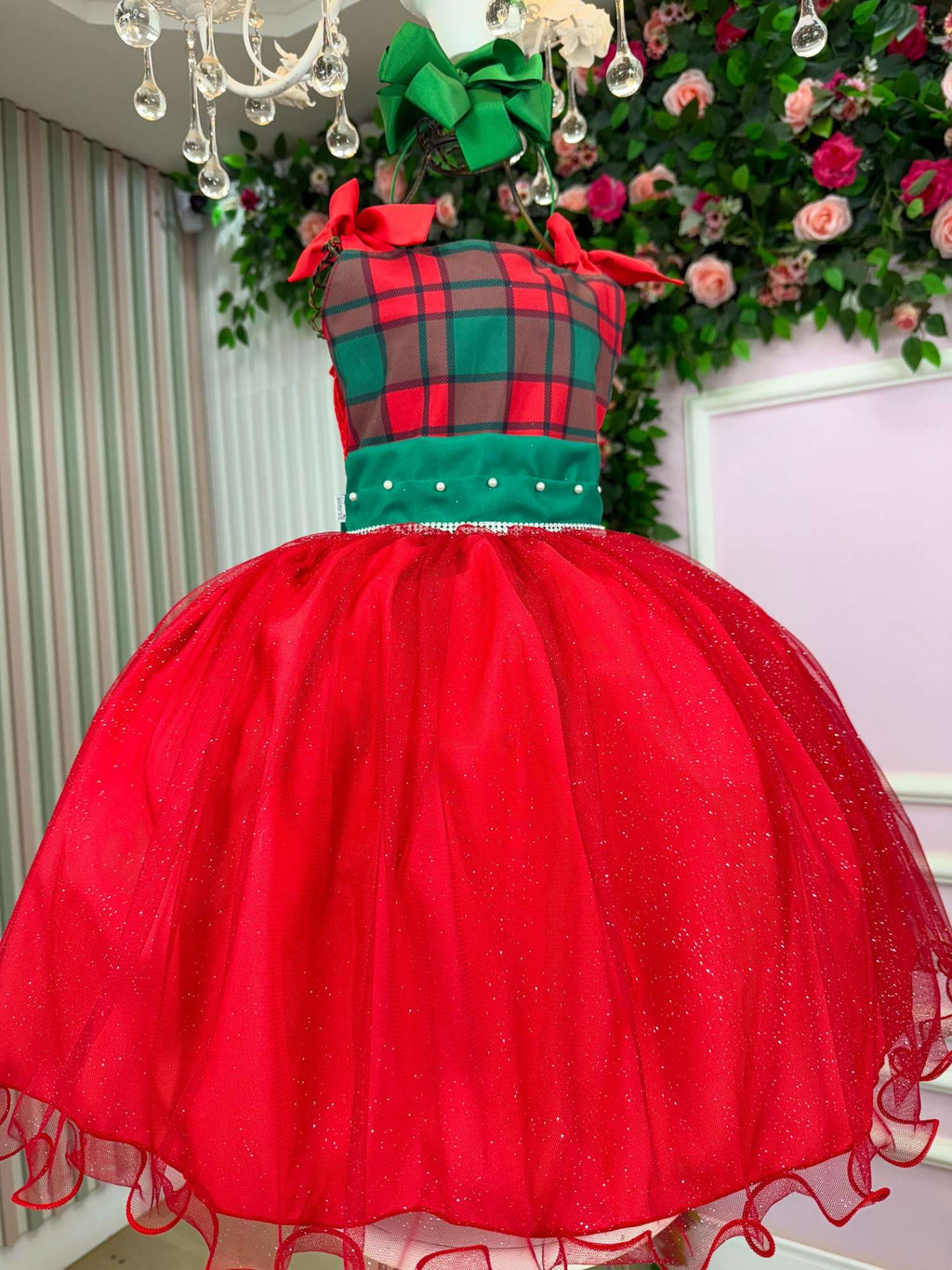 Vestido Marie Aurora Natalino Vermelho - Natal (VESTMRENTLNAUROVERMNTL)