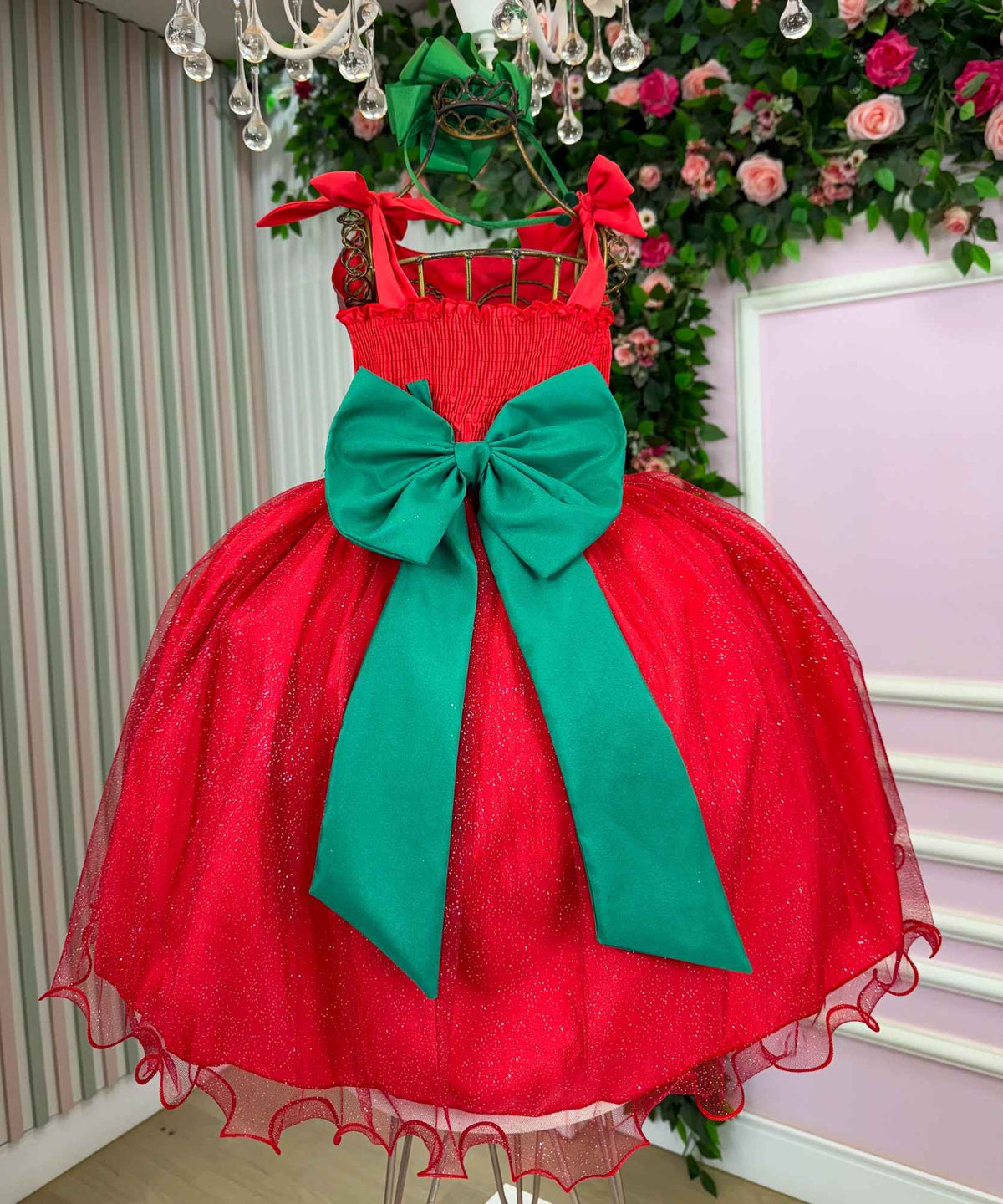 Vestido Marie Aurora Natalino Vermelho - Natal (VESTMRENTLNAUROVERMNTL)