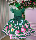 Vestido Marie Flor de Natal Verde (VESTMRIFLRDNTLVRD)