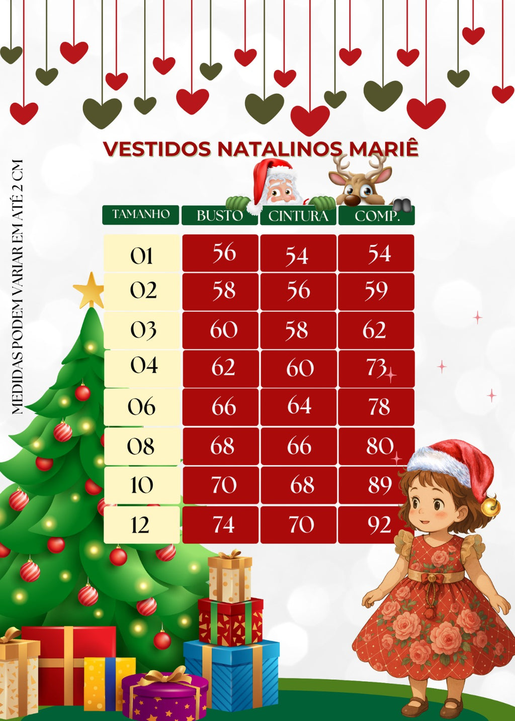 Vestido Marie Flor de Natal Verde (VESTMRIFLRDNTLVRD)