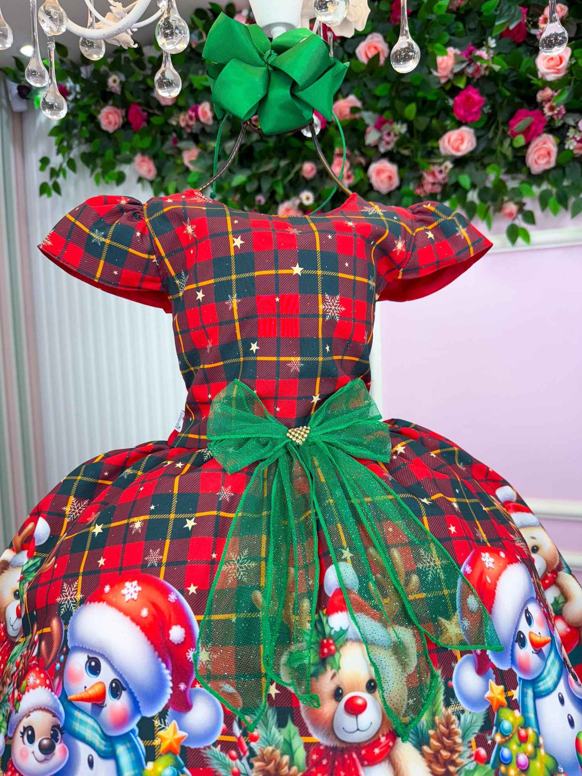 Vestido Marie Magia De Natal Vermelho (VESTMREDNTLVERM)