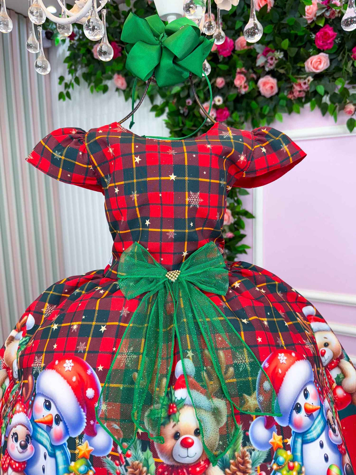 Vestido Marie Magia De Natal Vermelho (VESTMREDNTLVERM)