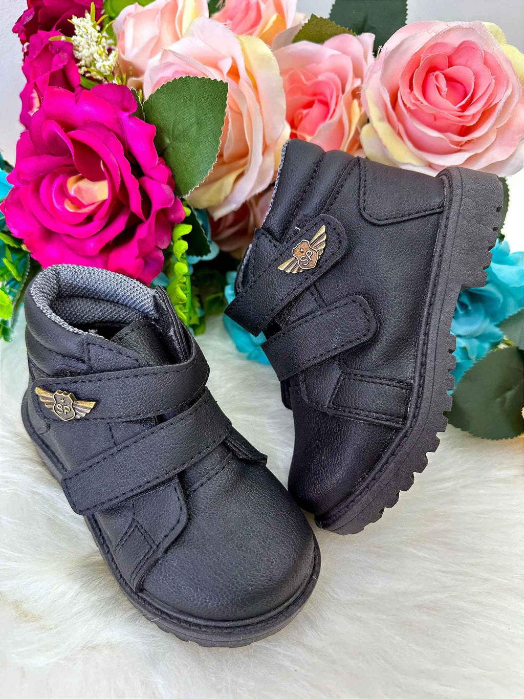Bota Coturno Masculina Ortobaby Pedro Preto