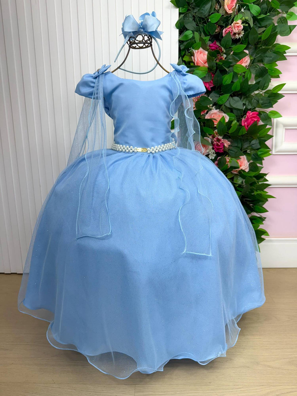 Vestido Banana Club Longo Diamante Azul (VESTBNNCLBLGDMTAZLB)