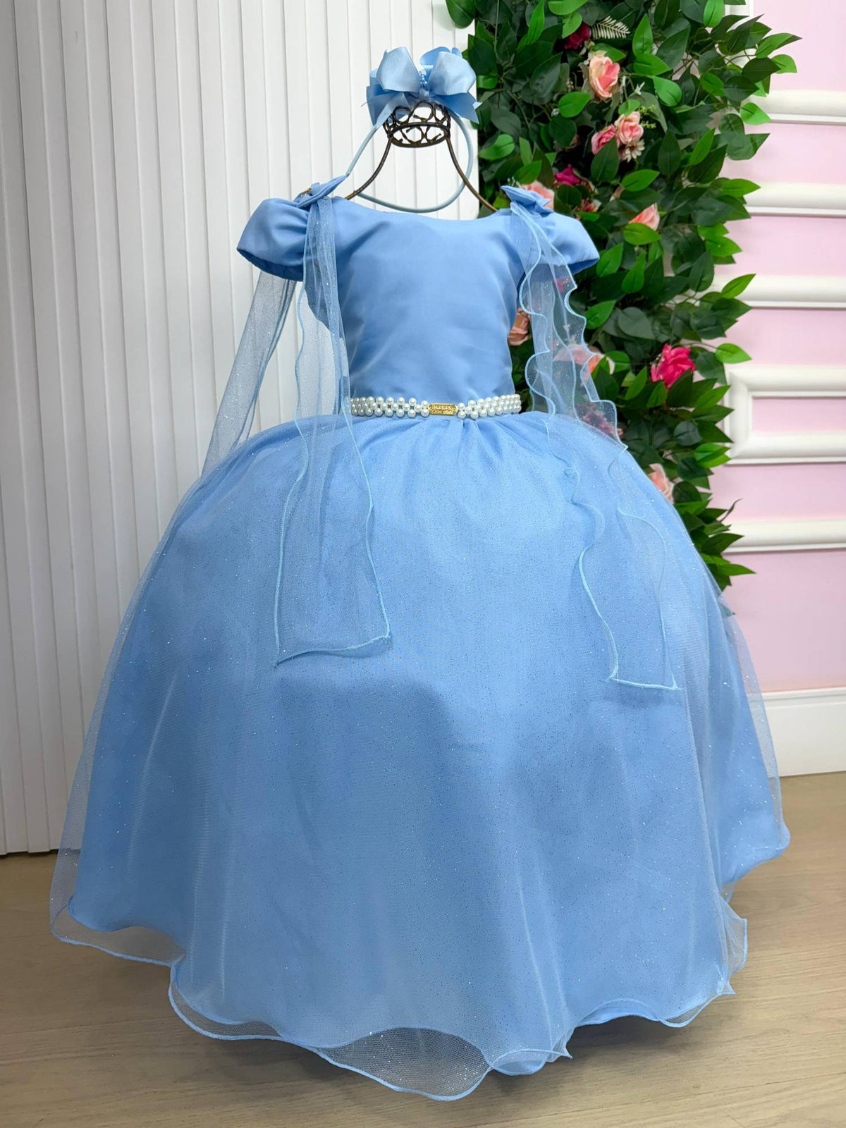Vestido Banana Club Longo Diamante Azul (VESTBNNCLBLGDMTAZLB)