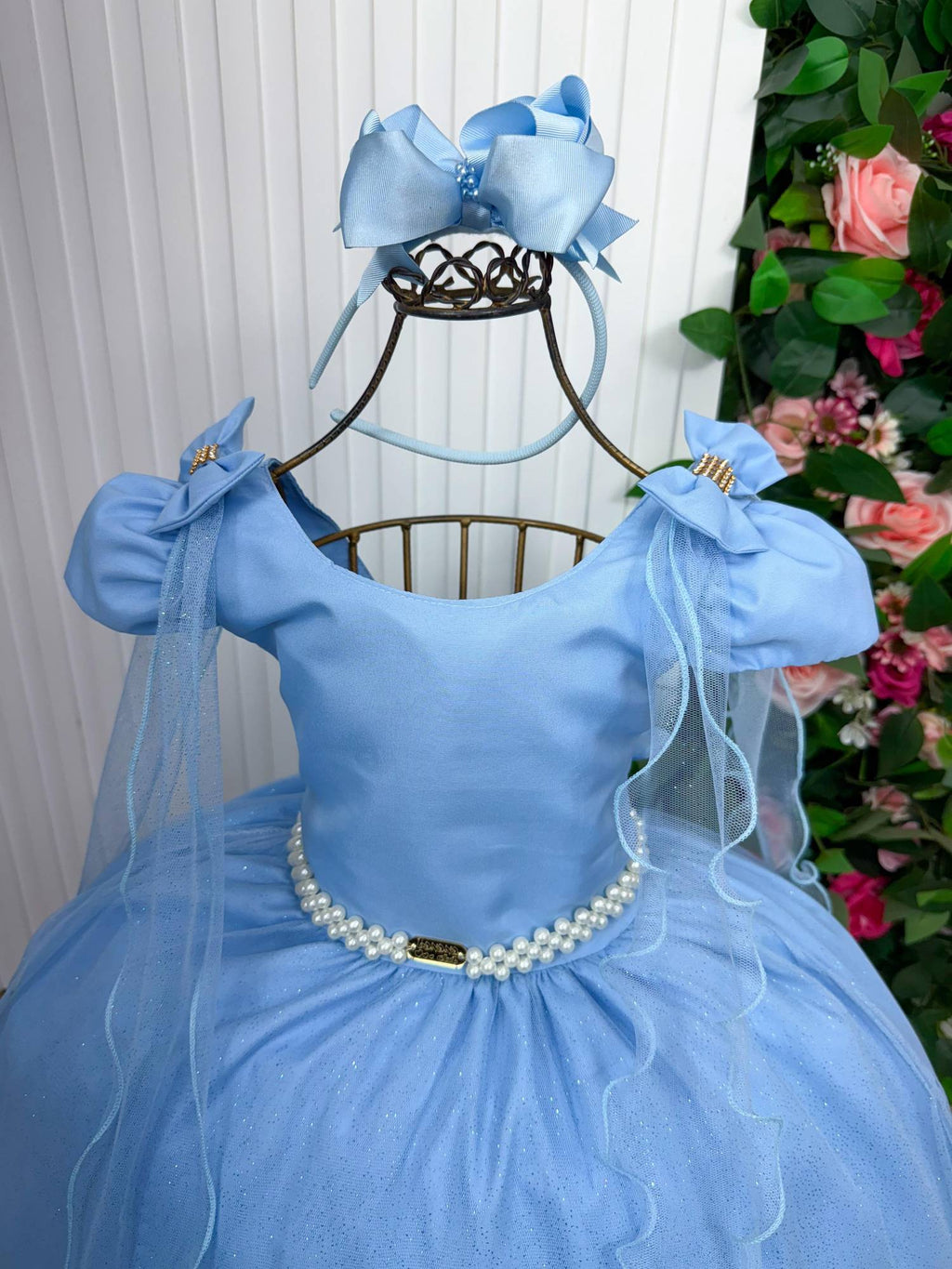 Vestido Banana Club Longo Diamante Azul (VESTBNNCLBLGDMTAZLB)
