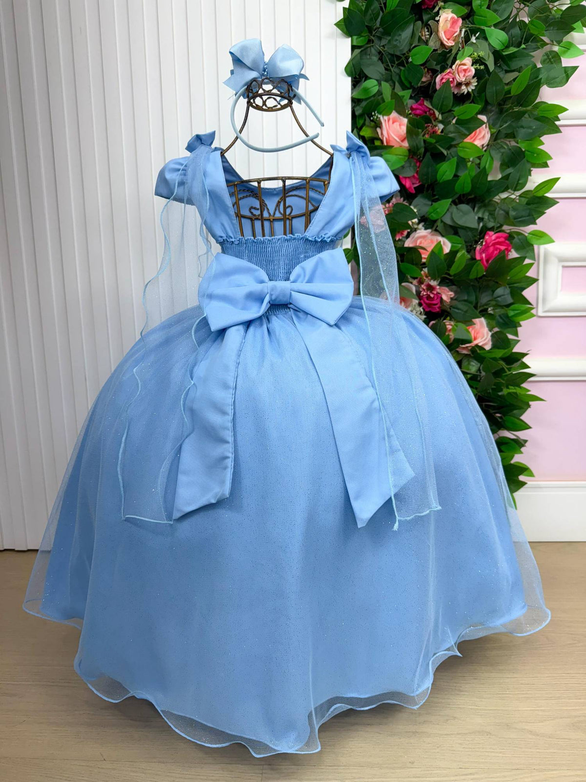 Vestido Banana Club Longo Diamante Azul (VESTBNNCLBLGDMTAZLB)