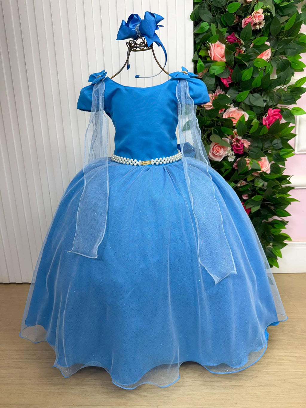 Vestido Banana Club Longo Diamante Azul Serenity (VESTBNNCLBLGDMTAZSRT)