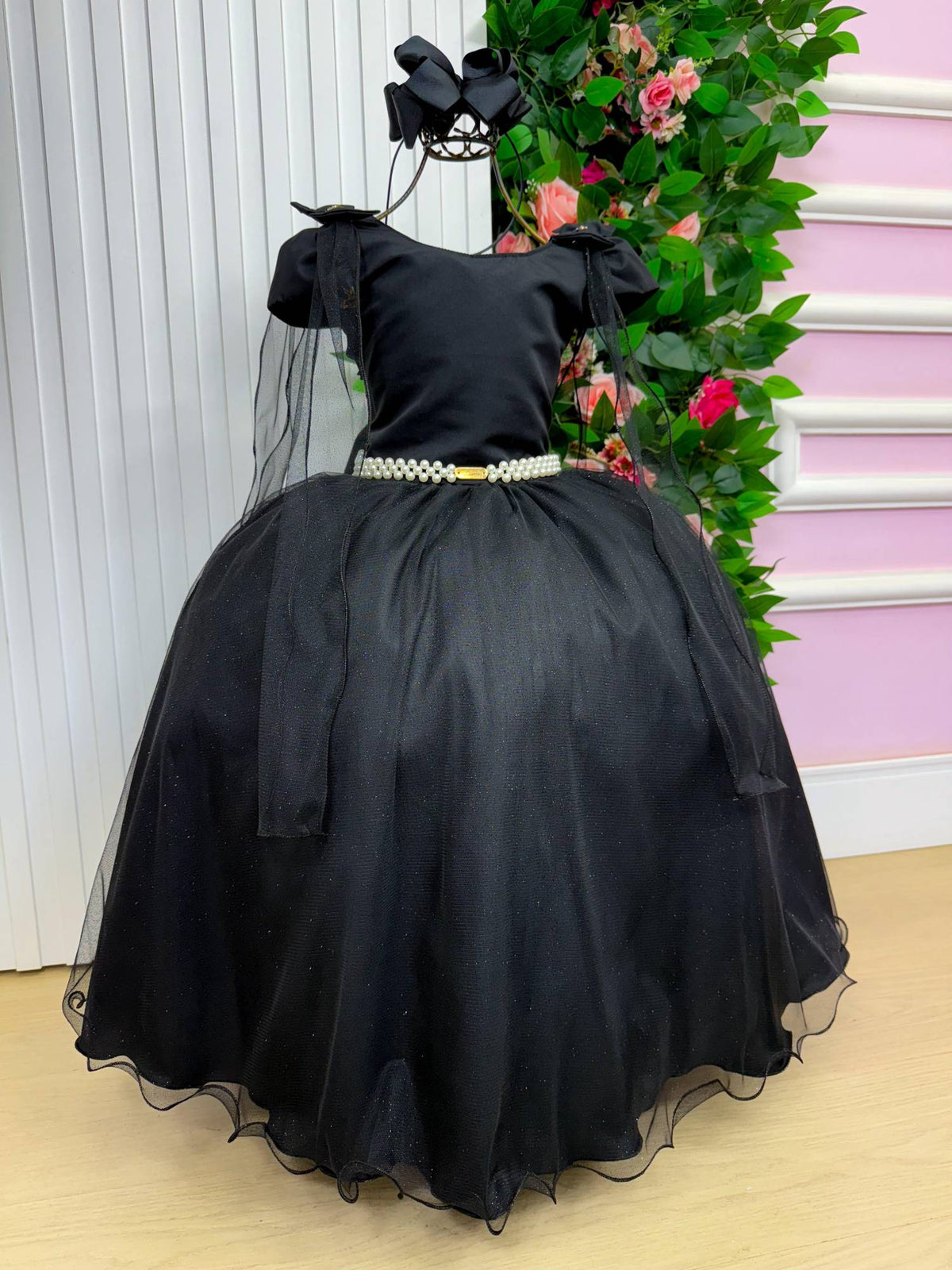 Vestido Banana Club Longo Diamante Preto (VESTBNANCLBLGNDAMTPR)