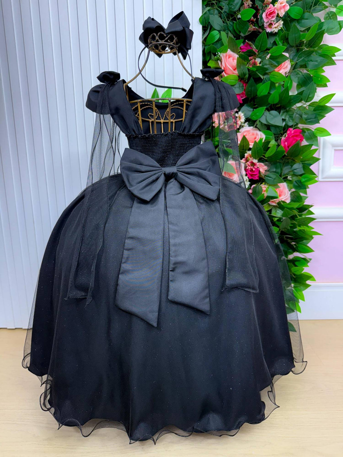 Vestido Banana Club Longo Diamante Preto (VESTBNANCLBLGNDAMTPR)
